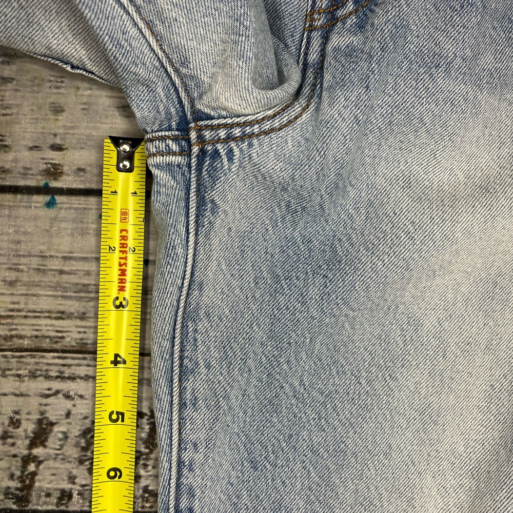 Levis Ribcage Straight Ankle Light Wash Button Fly Jeans Size 28 - Picture 10 of 15